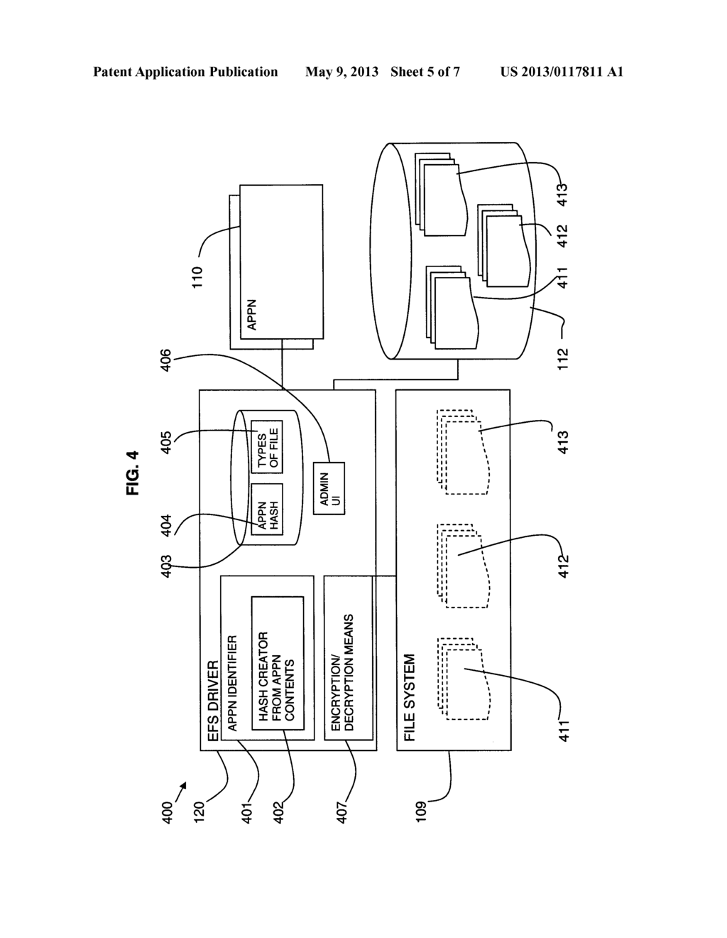 METHOD AND SYSTEM FOR ENCRYPTED FILE ACCESS - diagram, schematic, and image 06