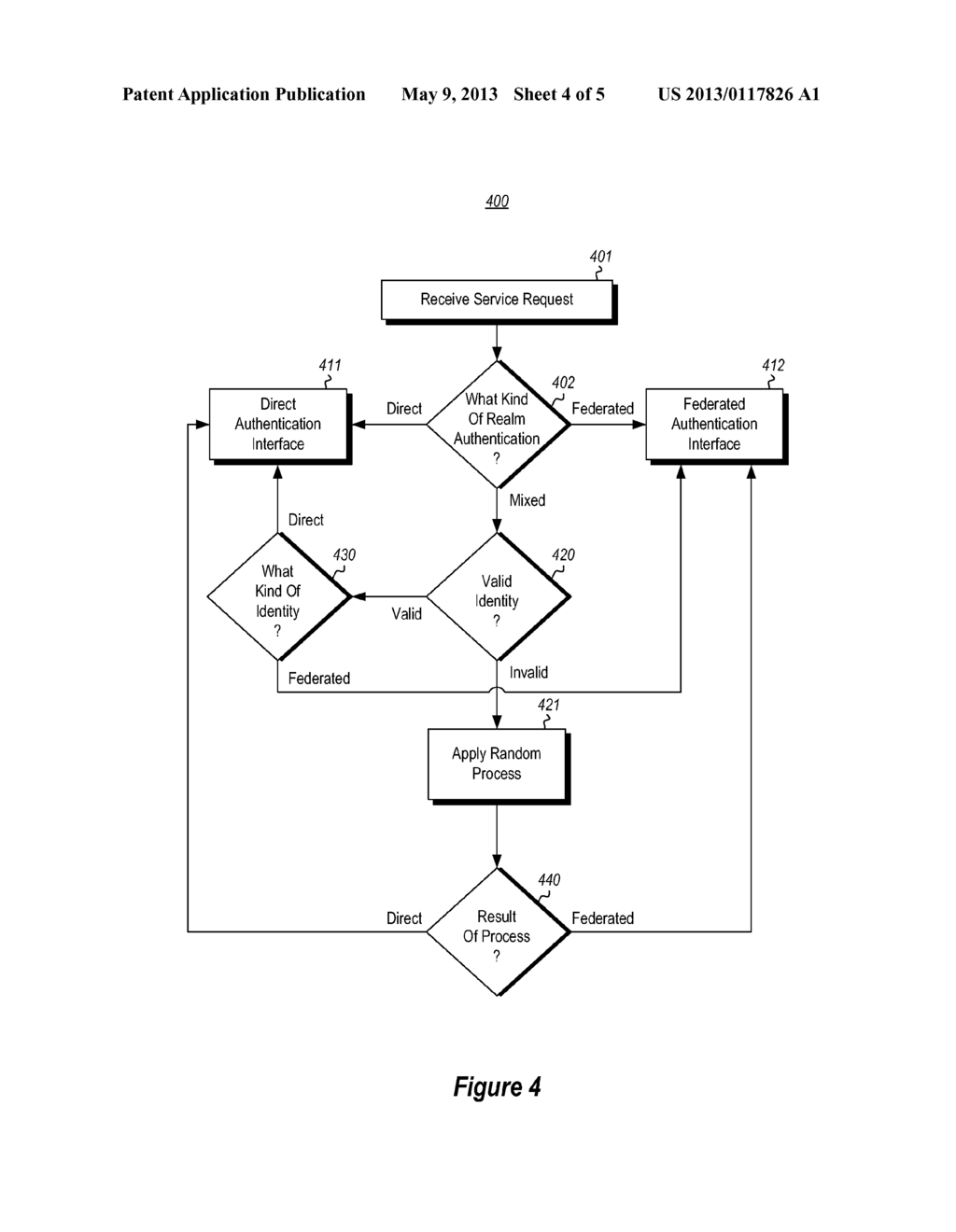 HOME REALM DISCOVERY IN MIXED-MODE FEDERATED REALMS - diagram, schematic, and image 05