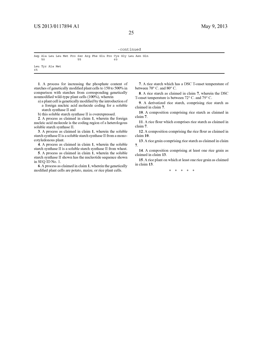 OVEREXPRESSION OF STARCH SYNTHASE IN PLANTS - diagram, schematic, and image 29