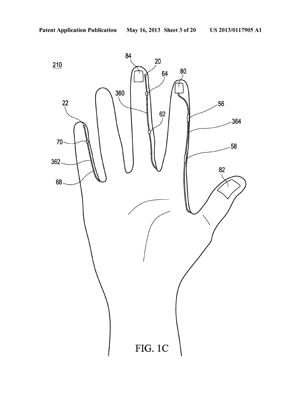 METHOD OF MAKING POLYMERIC GLOVES HAVING EMBEDDED SURGICAL SUPPORT SYSTEMS     AND DISCRETE ELEMENTS - diagram, schematic, and image 04