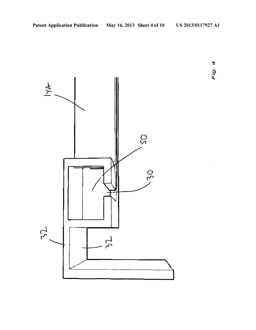 SNAP 'n TRACK Shower Curtain and Liner System with Telescopic Rod - diagram, schematic, and image 05