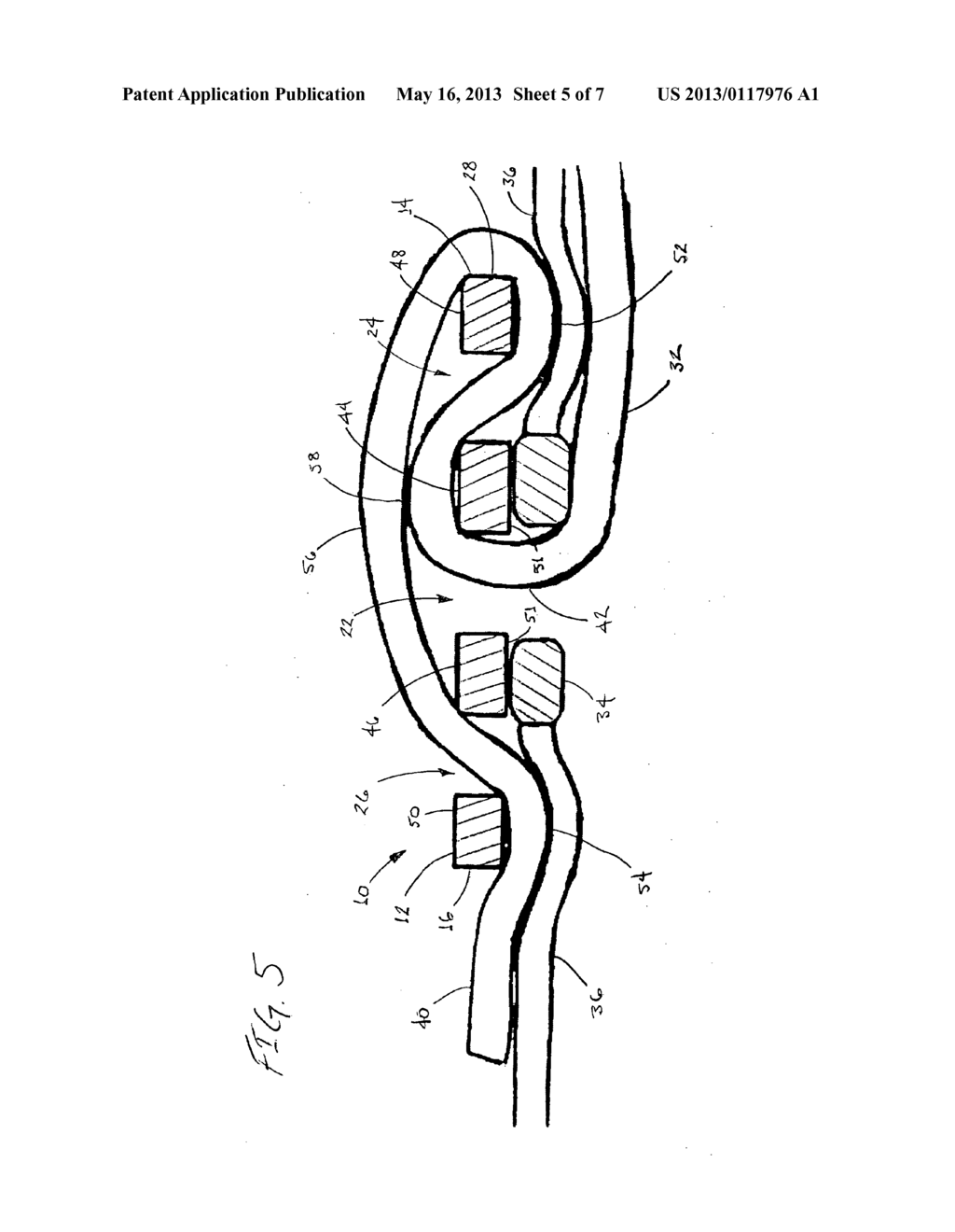 Adjustable stop piece for lacings and method for use thereof - diagram, schematic, and image 06