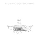 DEPOSITING RAZOR CARTRIDGE diagram and image