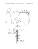 Channel sign assembly and retaining trim cap diagram and image