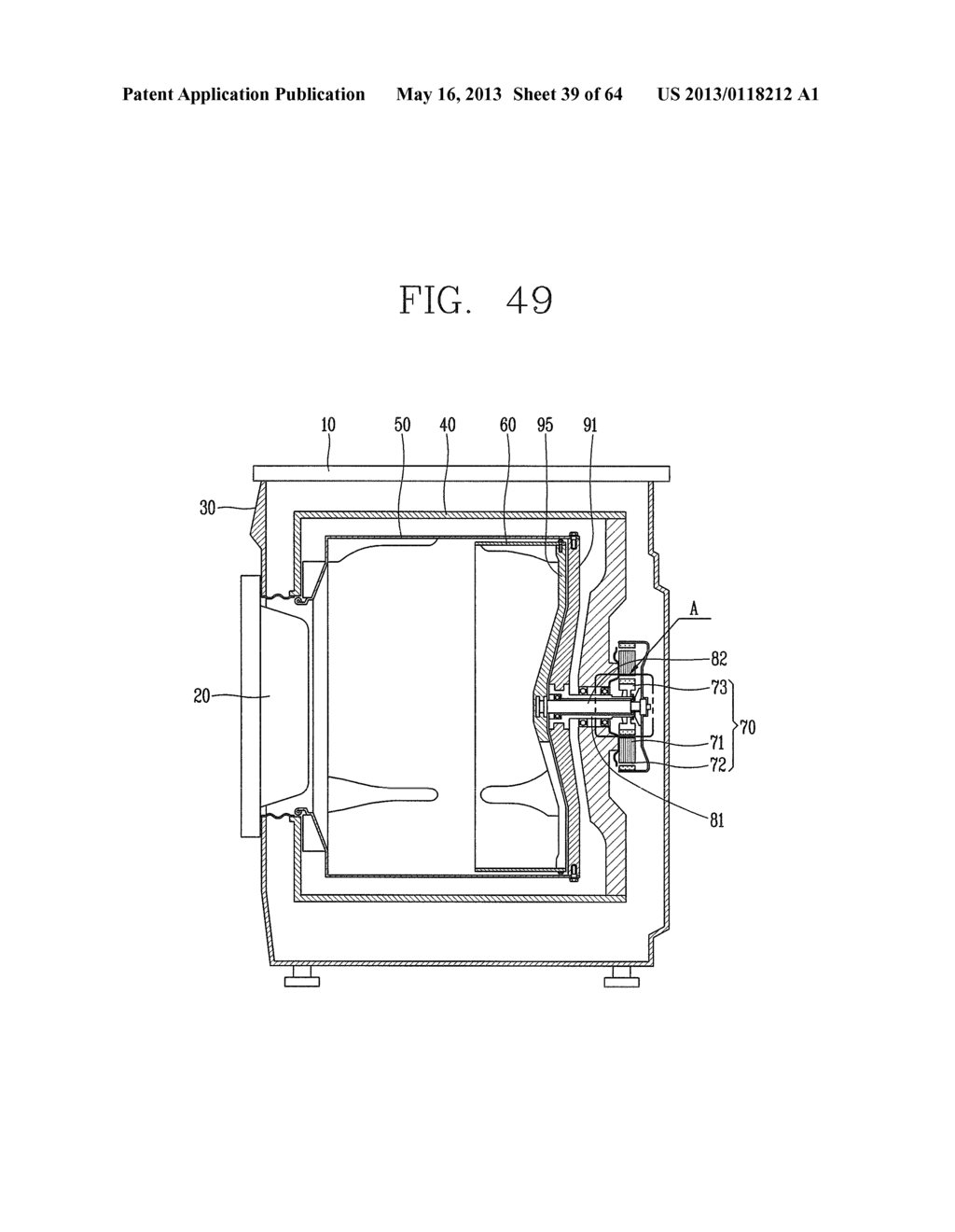 WASHING MACHINE TO PRODUCE THREE-DIMENSIONAL MOTION - diagram, schematic, and image 40