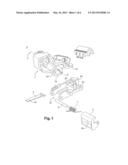 DEVICE FOR COUPLING A GUIDE ELEMENT SECURED TO AT LEAST ONE CABLE SHEATH,     IN A SUPPORT MOUNT diagram and image