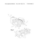 DEVICE FOR COUPLING A GUIDE ELEMENT SECURED TO AT LEAST ONE CABLE SHEATH,     IN A SUPPORT MOUNT diagram and image