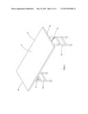 Foldable table with reinforcing unit diagram and image