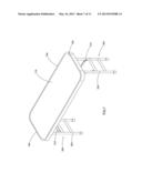 Foldable table with reinforcing unit diagram and image