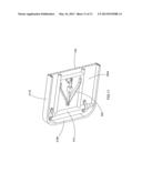 Foldable table with reinforcing unit diagram and image