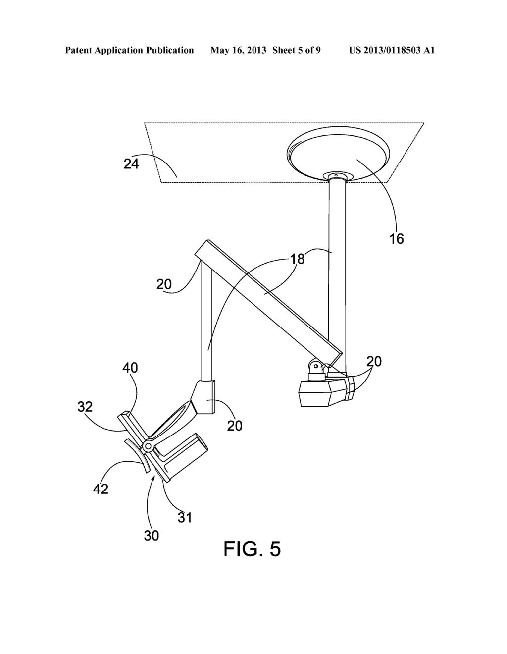 LIGHT, LIGHT FIXTURE ASSEMBLY, AND PATIENT MODULE FOR USE IN A MEDICAL     SETTING - diagram, schematic, and image 06