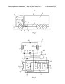 ARRANGEMENT FOR MAINTAINING A DESIRED OPERATING TEMPERATURE OF A BATTERY     IN A VEHICLE diagram and image