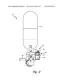 SELF POWERED AUTOMATIC FIRE EXTINGUISHER BASED UPON A MECHANICAL HEAT     DETECTION MECHANISM AND A PYROTECHNICAL ACTUATOR FIRED BY A PIEZOELECTRIC     DEVICE diagram and image