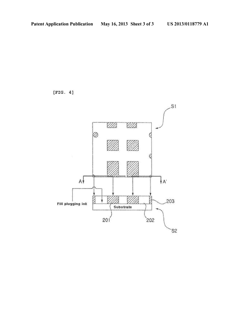 CLEARANCE FILLING PRINTED CIRCUIT BOARD AND METHOD OF MANUFACTURING THE     SAME - diagram, schematic, and image 04