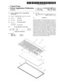 Input Assembly For A Waterproof Keyboard diagram and image