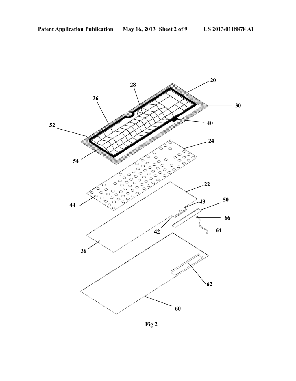 Input Assembly For A Waterproof Keyboard - diagram, schematic, and image 03