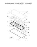 Input Assembly For A Waterproof Keyboard diagram and image