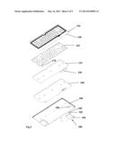 Input Assembly For A Waterproof Keyboard diagram and image