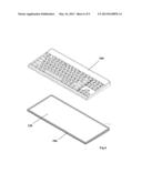 Input Assembly For A Waterproof Keyboard diagram and image