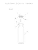 RUBBER PLUG FOR A VIAL CONTAINER diagram and image