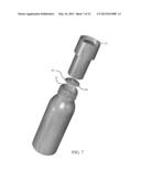BEVERAGE CONTAINER WITH SECONDARY INTERNAL DISPENSING CHAMBER diagram and image