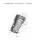 BEVERAGE CONTAINER WITH SECONDARY INTERNAL DISPENSING CHAMBER diagram and image