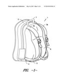 Ergonomic Backpack diagram and image