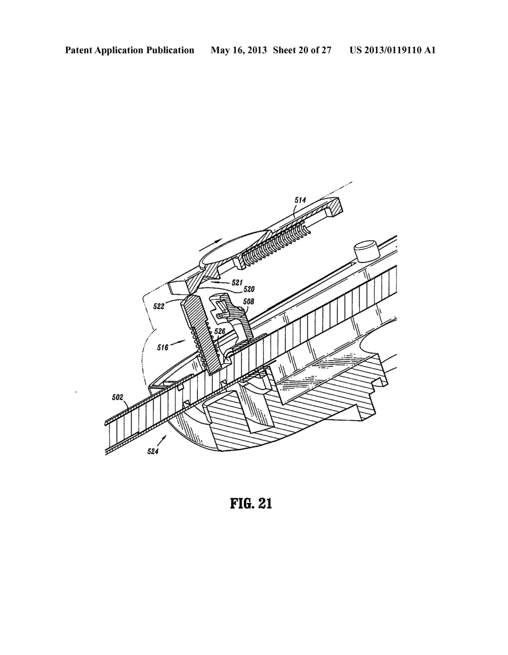 SURGICAL INSTRUMENT WITH REPLACEABLE LOADING UNIT - diagram, schematic, and image 21