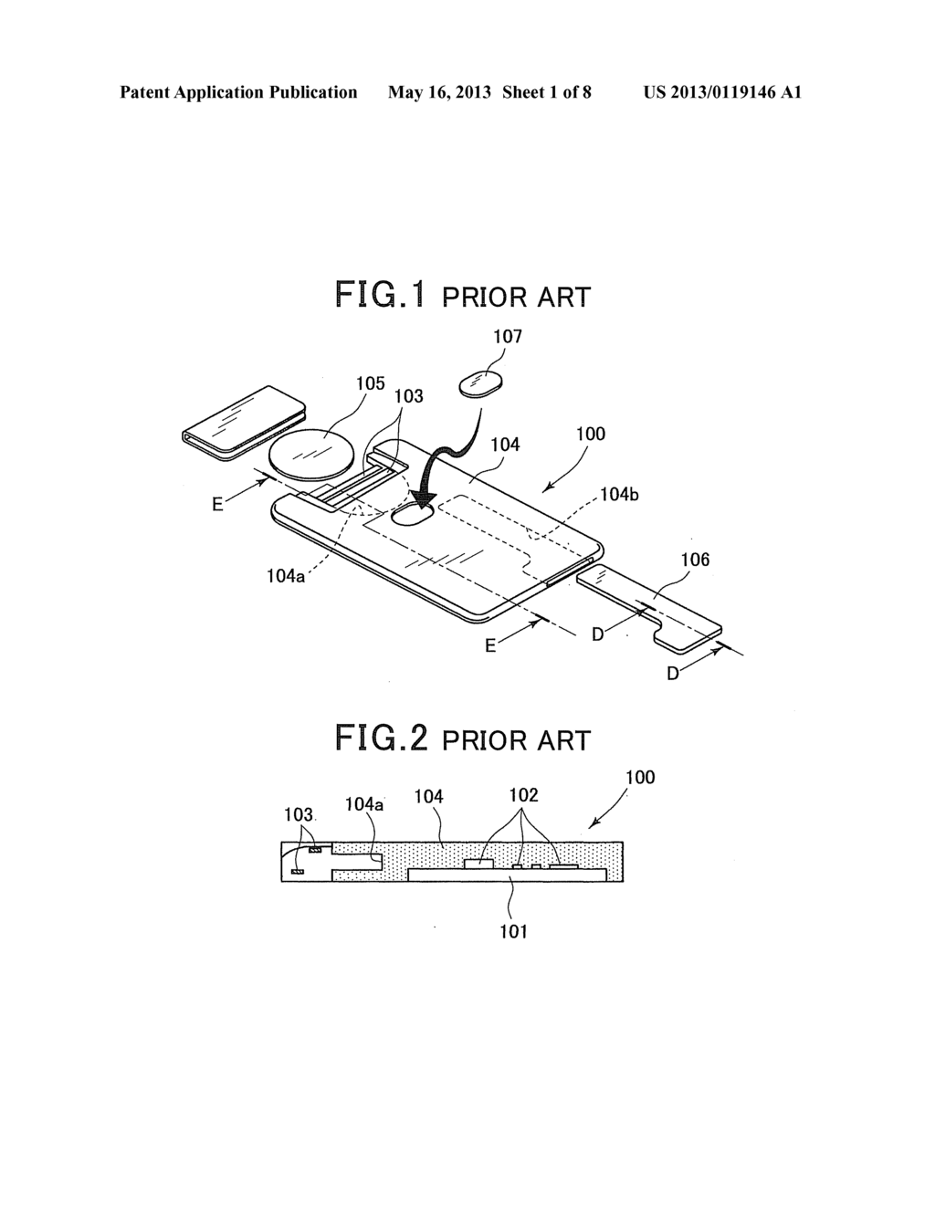 CARD KEY HAVING FUNCTION OF PERFORMING RADIO COMMUNICATION WITH ON-VEHICLE     DEVICE - diagram, schematic, and image 02