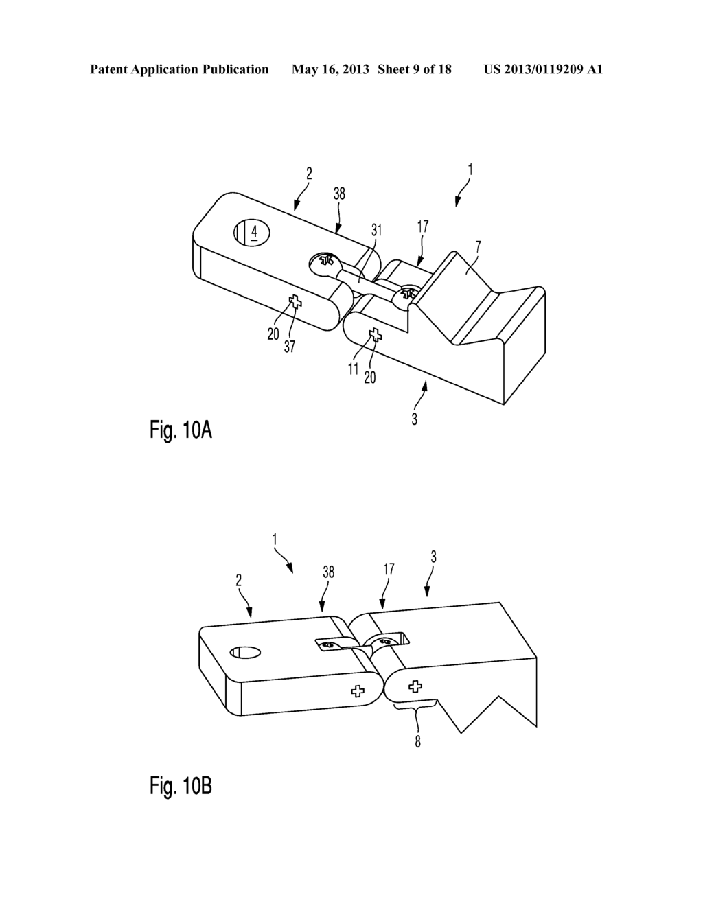 MOUNTING DEVICE FOR MOUNTING A CABLE OR A LINE ON A STRUCTURAL COMPONENT     OF AN AIRCRAFT OR SPACECRAFT, AND AIRCRAFT OR SPACECRAFT - diagram, schematic, and image 10