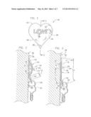 Portable Item Holder Having An Elongate Void Extending Between Two     Openings For Receiving The Item diagram and image