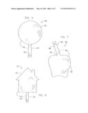 Portable Item Holder Having An Elongate Void Extending Between Two     Openings For Receiving The Item diagram and image