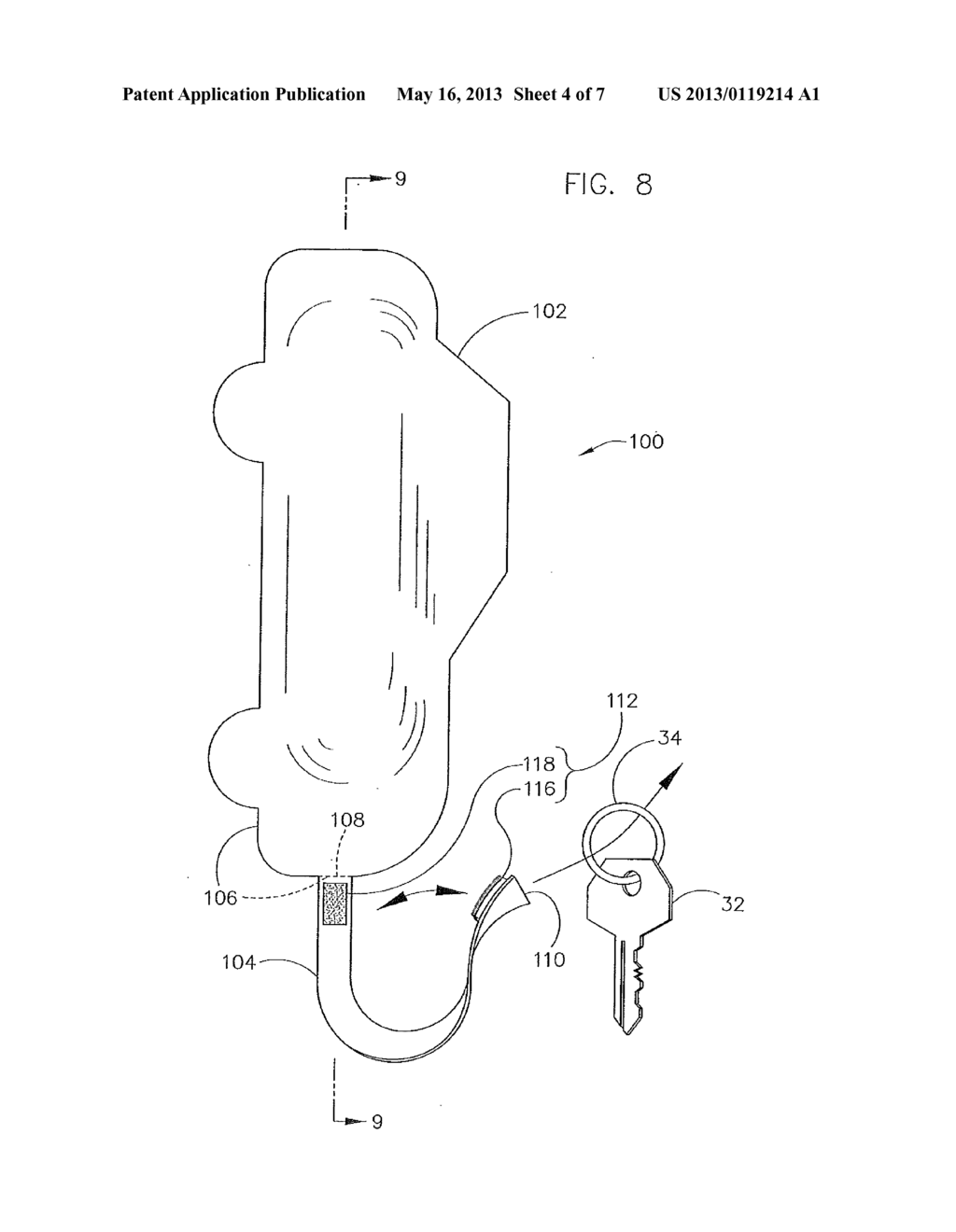 Portable Item Holder Having An Elongate Void Extending Between Two     Openings For Receiving The Item - diagram, schematic, and image 05