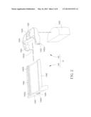 CHANGER ASSEMBLY AND PLAYARD WITH STOW-AWAY CHANGER diagram and image