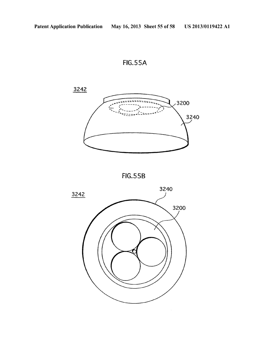 SEMICONDUCTOR LIGHT EMITTING DEVICE, LIGHT EMITTING MODULE, LIGHTING     APPARATUS AND DISPLAY ELEMENT - diagram, schematic, and image 56