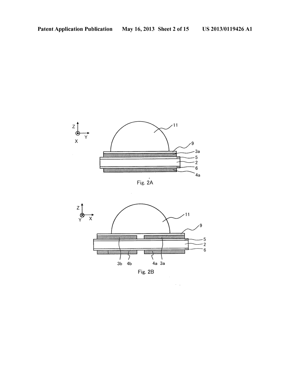 LIGHT-EMITTING DEVICE AND MANUFACTURING METHOD THEREFOR - diagram, schematic, and image 03