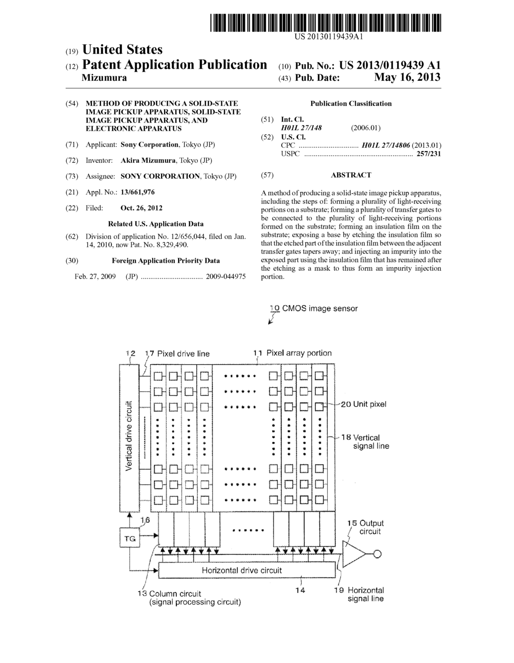 METHOD OF PRODUCING A SOLID-STATE IMAGE PICKUP APPARATUS, SOLID-STATE     IMAGE PICKUP APPARATUS, AND ELECTRONIC APPARATUS - diagram, schematic, and image 01