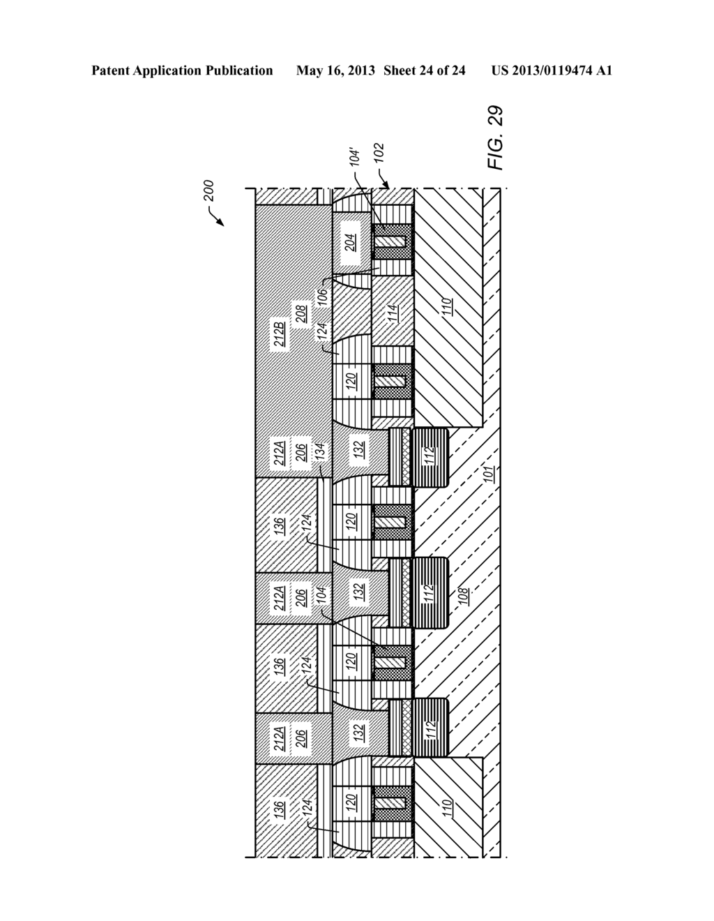 TRENCH SILICIDE AND GATE OPEN WITH LOCAL INTERCONNECT WITH REPLACEMENT     GATE PROCESS - diagram, schematic, and image 25