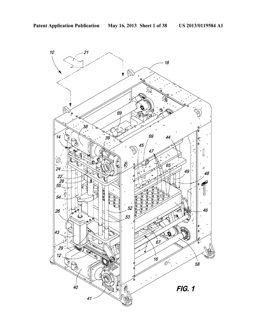 Thermoforming Machine Having Platen Locks and Method - diagram, schematic, and image 02