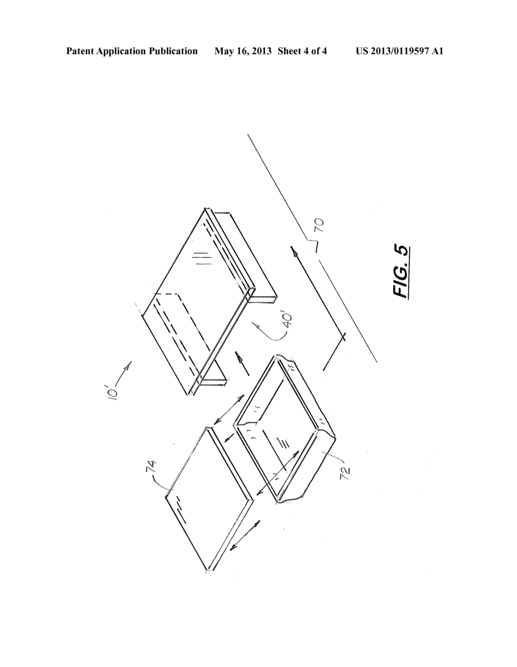 Raised, Space Saving Cutting Board - diagram, schematic, and image 05