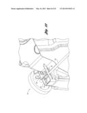 WHEELED CONTAINER WITH REPOSITIONABLE AXLE diagram and image