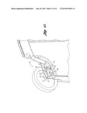 WHEELED CONTAINER WITH REPOSITIONABLE AXLE diagram and image