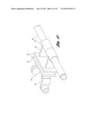 WHEELED CONTAINER WITH REPOSITIONABLE AXLE diagram and image