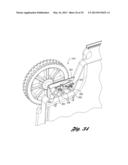 WHEELED CONTAINER WITH REPOSITIONABLE AXLE diagram and image