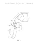 ATTACHMENT STRUCTURE AND STROLLER THEREWITH diagram and image