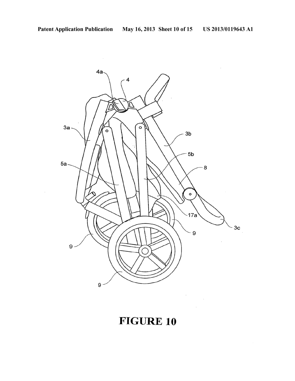 COLLAPSIBLE TWO SEAT PERAMBULATOR - diagram, schematic, and image 11