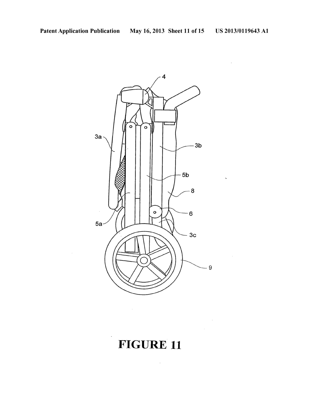 COLLAPSIBLE TWO SEAT PERAMBULATOR - diagram, schematic, and image 12