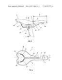 Bicycle Saddle Structure Comprising Means for Mounting the Saddle on a     Bicycle Seat Post diagram and image