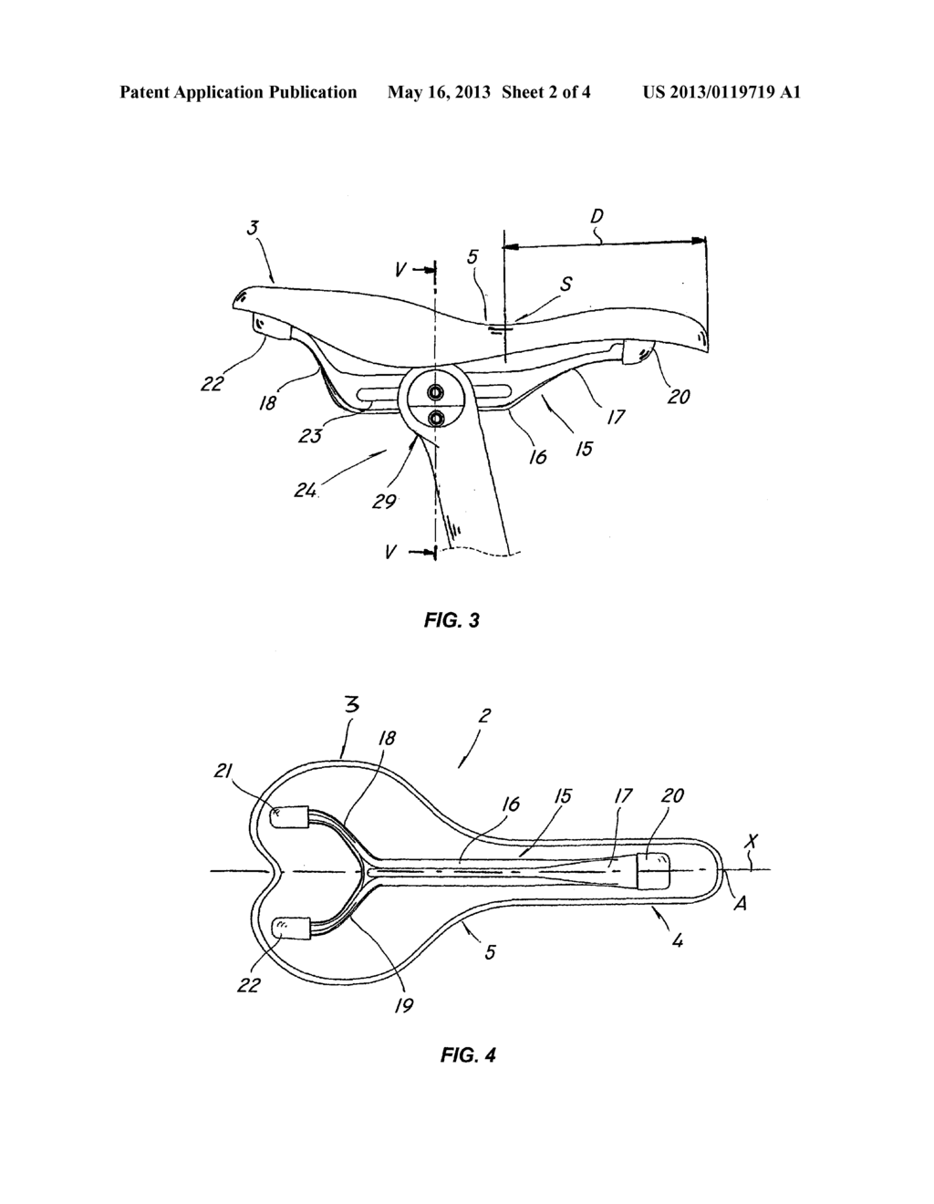 Bicycle Saddle Structure Comprising Means for Mounting the Saddle on a     Bicycle Seat Post - diagram, schematic, and image 03