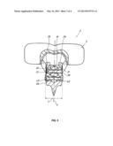 Bicycle Saddle Structure Comprising Means for Mounting the Saddle on a     Bicycle Seat Post diagram and image